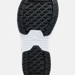 Burton Junior's Step On Snowboard Boot 2025 - A black snowboard boot with a textured sole and white laces.