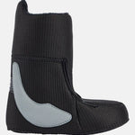 Burton Junior's Step On Snowboard Boot 2025 - A black snowboard boot with a white logo on the side.