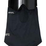 Anon MFI Lightweight Neckwarmer 2025 - Black neck warmer with a smooth, matte finish and a subtle logo on the left side.