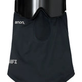 Anon MFI Lightweight Neckwarmer 2025 - Black neck warmer with a smooth, matte finish and a subtle logo on the left side.