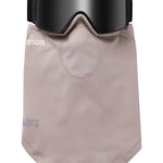 Anon MFI Lightweight Neckwarmer 2025 - A tan neck warmer with a small, round logo on the left side and a white "anon." label above it.