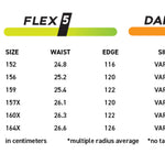 Never Summer Snowtrooper Snowboard 2025 - A snowboard with a distinctive trooper helmet graphic on its top surface.