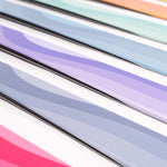 Faction Dancer 2 Ski 2026 - A pair of skis with a predominantly white base and black edges, featuring a subtle purple stripe along the top edge.