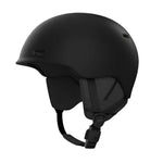 Anon Oslo Wavecel Roundfit Helmet 2025 - Matte black helmet with a round fit and small ventilation holes on top.