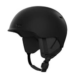 Anon Oslo Wavecel Roundfit Helmet 2025 - Matte black helmet with a round fit and small ventilation holes on top.