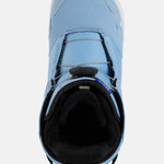 Burton Junior's Smalls Boa Snowboard Boot 2025 - Light blue snowboard boot with a textured pattern on the upper and black laces.
