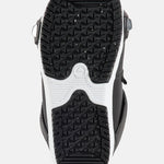 Burton Smalls Step On Snowboard Boots 2025 - A pair of black snowboard boots with silver buckles and straps.