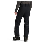 Obermeyer Foraker Shell Pant 2025 - Black snow pants with a subtle white logo on the left thigh and zippered pockets at the hips.