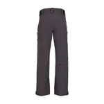 Obermeyer Foraker Shell Pant 2025 - A pair of dark gray snow pants with a subtle pattern and zippered pockets.