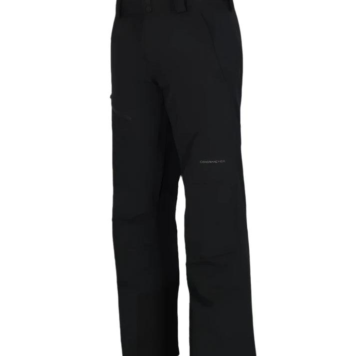 Obermeyer FORCE INS PANT MENS 2021 - Black pants with a small white logo on the left thigh.