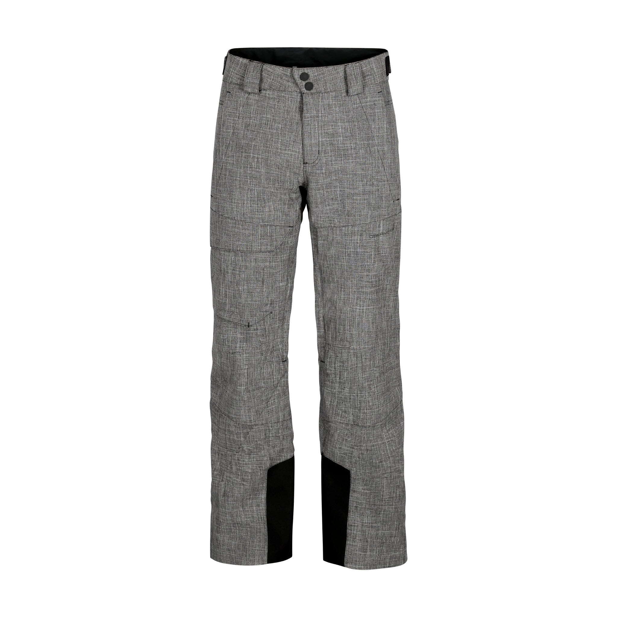 Obermeyer Orion Insulated Pant 2025 - Suit Up, Grey Twill print - Front