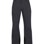 Obermeyer Alpinist Stretch Pant 2025 - Black ski pants with a subtle white stripe on the side of one leg.