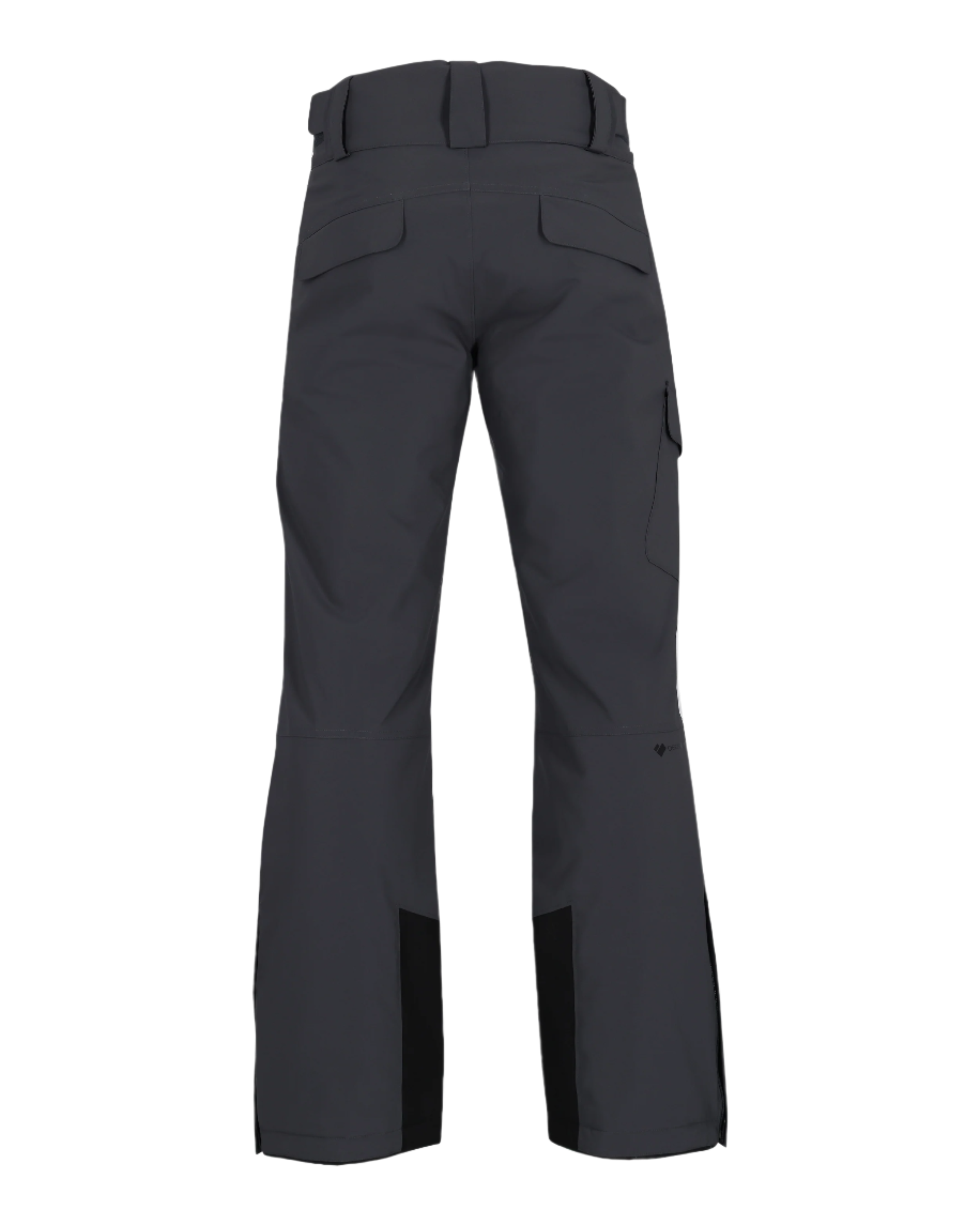 Obermeyer Alpinist Stretch Pant 2025 - Black ski pants with a subtle white stripe on the side of one leg.