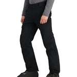 Obermeyer Alpinist Stretch Pant 2025 - Black snow pants with zippered pockets and stretchy material.