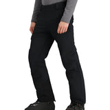 Obermeyer Alpinist Stretch Pant 2025 - Black snow pants with zippered pockets and stretchy material.