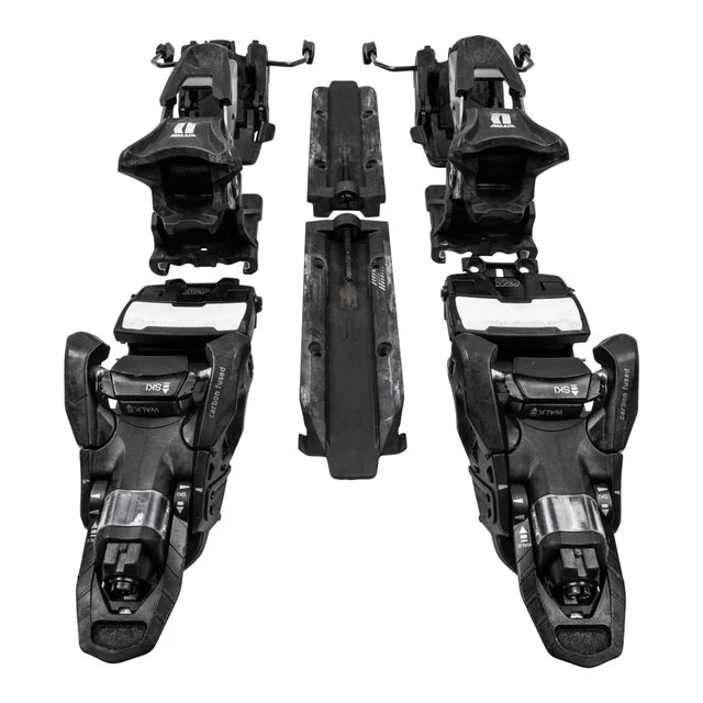 Armada Shift MNC 13 Bindings 2020 - Black bindings with white text and logos on top of a black background.