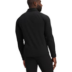 Obermeyer UltraGear 1/4 Zip Top 2025 - A black quarter-zip pullover with a high collar and zippered chest pocket.