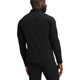 Obermeyer UltraGear 1/4 Zip Top 2025 - A black quarter-zip pullover with a high collar and zippered chest pocket.