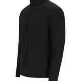 Obermeyer UltraGear 1/4 Zip Top 2025 - A black quarter-zip pullover with a high collar and zippered chest pocket.