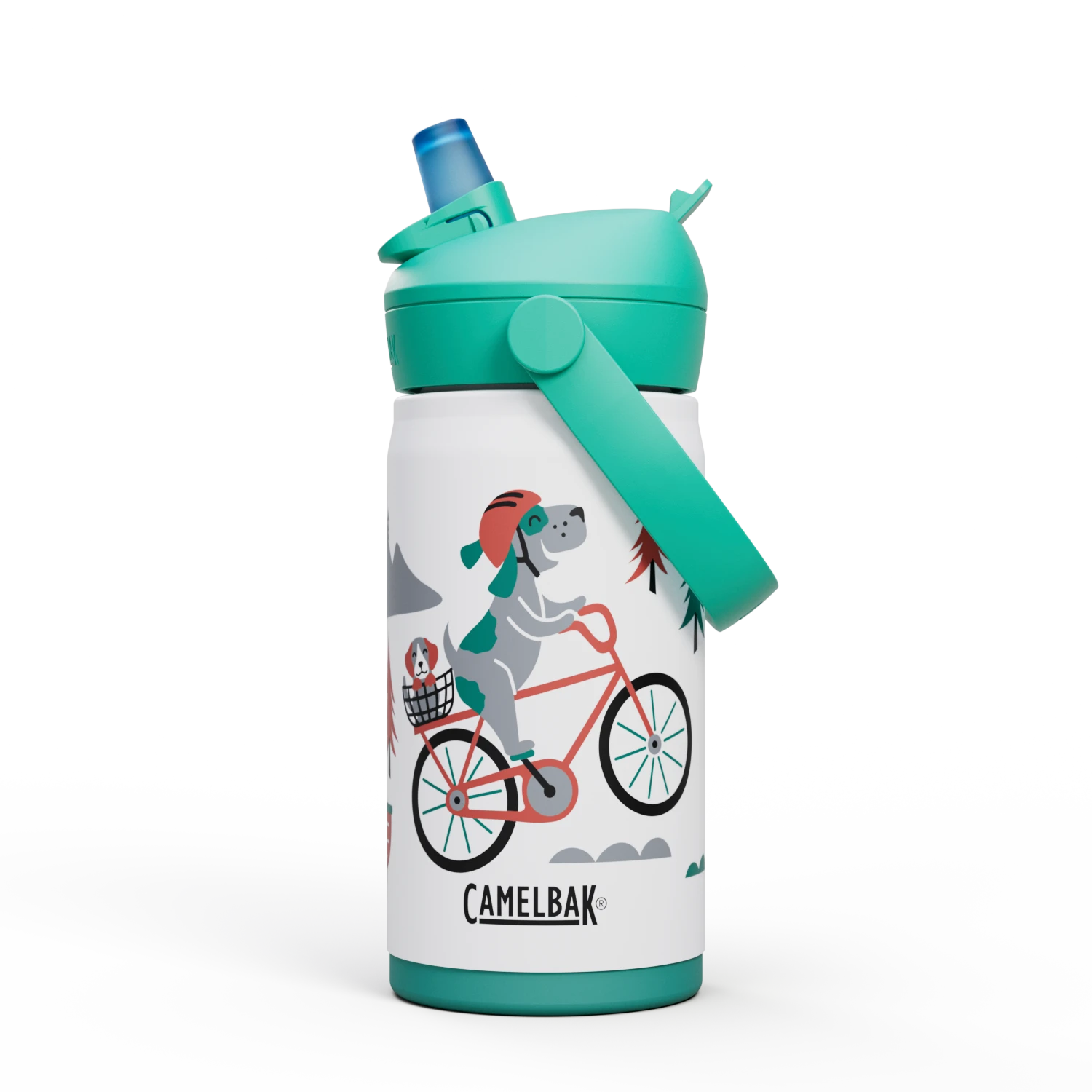 CamelBak Thrive™ Flip Straw Kids 12oz Bottle, Insulated Stainless Steel