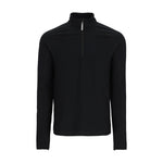 Obermeyer Flex 1/4 Zip T Neck 2025 - A black quarter-zip pullover with a high collar and zippered neckline.