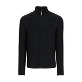 Obermeyer Flex 1/4 Zip T Neck 2025 - A black quarter-zip pullover with a high collar and zippered neckline.