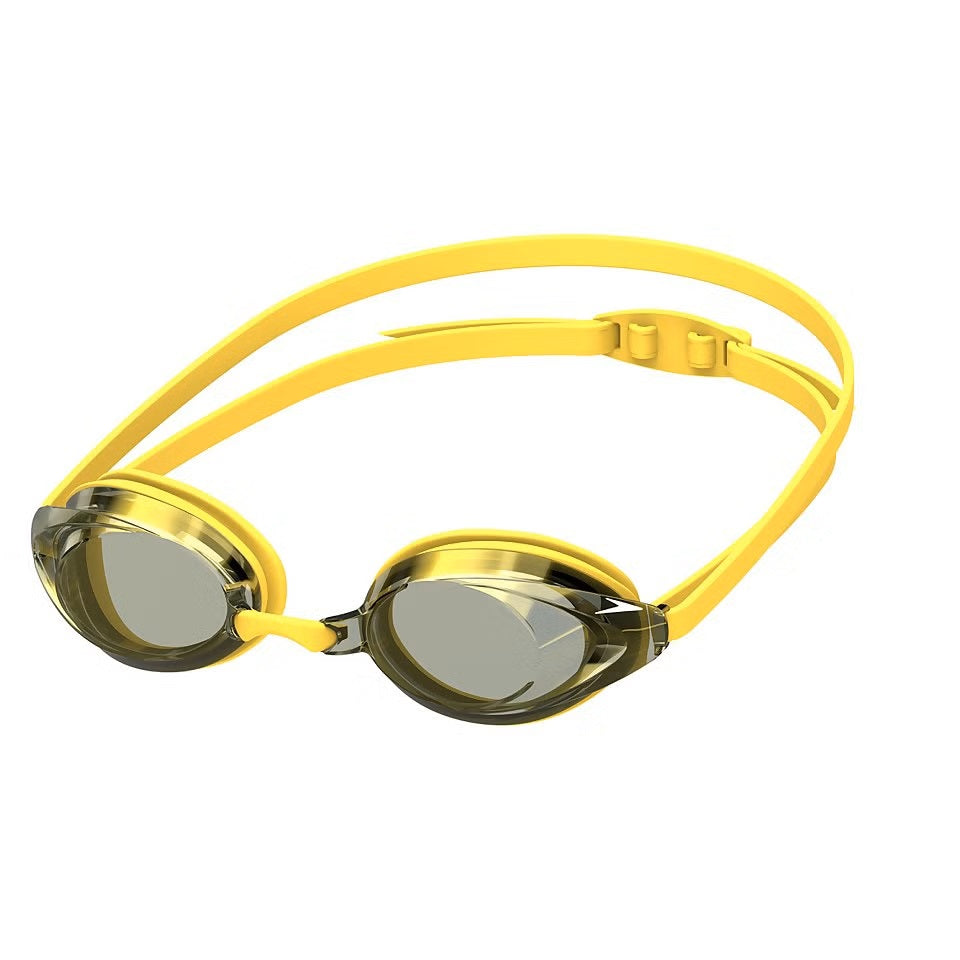 Speedo Vanquisher 2.0 Mirrored LTD Swim Goggle - A mirrored lens swim goggle with a sleek, modern design and adjustable nose bridge.