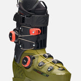 K2 Cortex 120 Zonal BOA ski boots feature a green colorway and visible BOA dial.