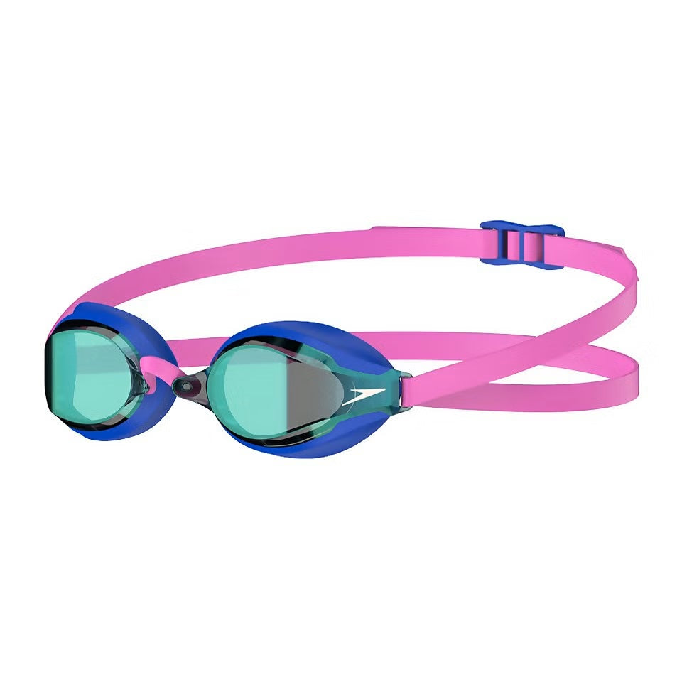 speedo power swimming goggles Speedo Speed Socket 2.0 Mirrored Goggle Cobalt/Steel/Emerald