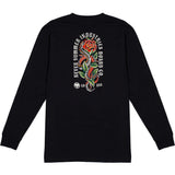 TATTOO LS TEE MEN'S 2024 - A black long-sleeved t-shirt with a large graphic of a tattooed arm on the front.