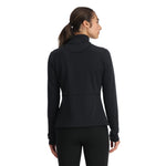 Spyder Women's Speed Fleece 1/2 Zip - A black fleece zip-up jacket with a high collar and zipper at chest level.