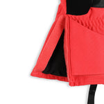 Spyder Girls' Cubby Ski Mitt - A red mitt with a black strap on the wrist and a quilted pattern on the back.