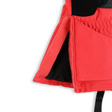 Spyder Girls' Cubby Ski Mitt - A red mitt with a black strap on the wrist and a quilted pattern on the back.