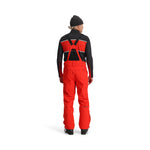 Spyder Men's Boundary Insulated Pants - Black pants with white trim and a black logo on the left thigh.