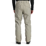 Spyder Men's Sentinel Insulated Pants - Black pants with a subtle white logo on the left thigh and black zippers on the side pockets.