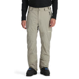 Spyder Men's Sentinel Insulated Pants - A pair of khaki-colored insulated pants with a zippered fly and two front pockets.