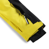Spyder Boys' Leader Insulated Jacket 2025 - A bright yellow jacket with a black zipper and two zippered pockets on the front.