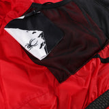 Spyder Boys' Impulse Synthetic Down Jacket - A black jacket with a white logo on the left chest and a red zipper pull.