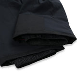 Spyder Junior Boys' Power Insulated Pants 2025 - Black insulated ski pants with a subtle pattern of thin white lines on the lower leg.