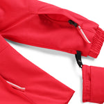 Spyder Girls' Lola Insulated Jacket 2025 - A bright pink jacket with a white logo on the left chest and a black zipper.