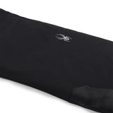 Spyder Girls' Olympia Insulated Pant 2025 - Black ski pants with a white spider logo on the left thigh.