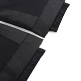 Spyder Girls' Olympia Insulated Pant 2025 - Black insulated ski pants with a textured pattern on the lower leg and black elastic cuffs at the ankles.