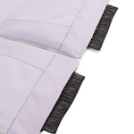 Spyder Girls' Olympia Insulated Pant 2025 - Light purple ski pants with a textured pattern on the side of the leg.