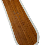 Arbor Women's Swoon Snowboard 2026 - A brown snowboard with a white border and a logo in the top left corner.