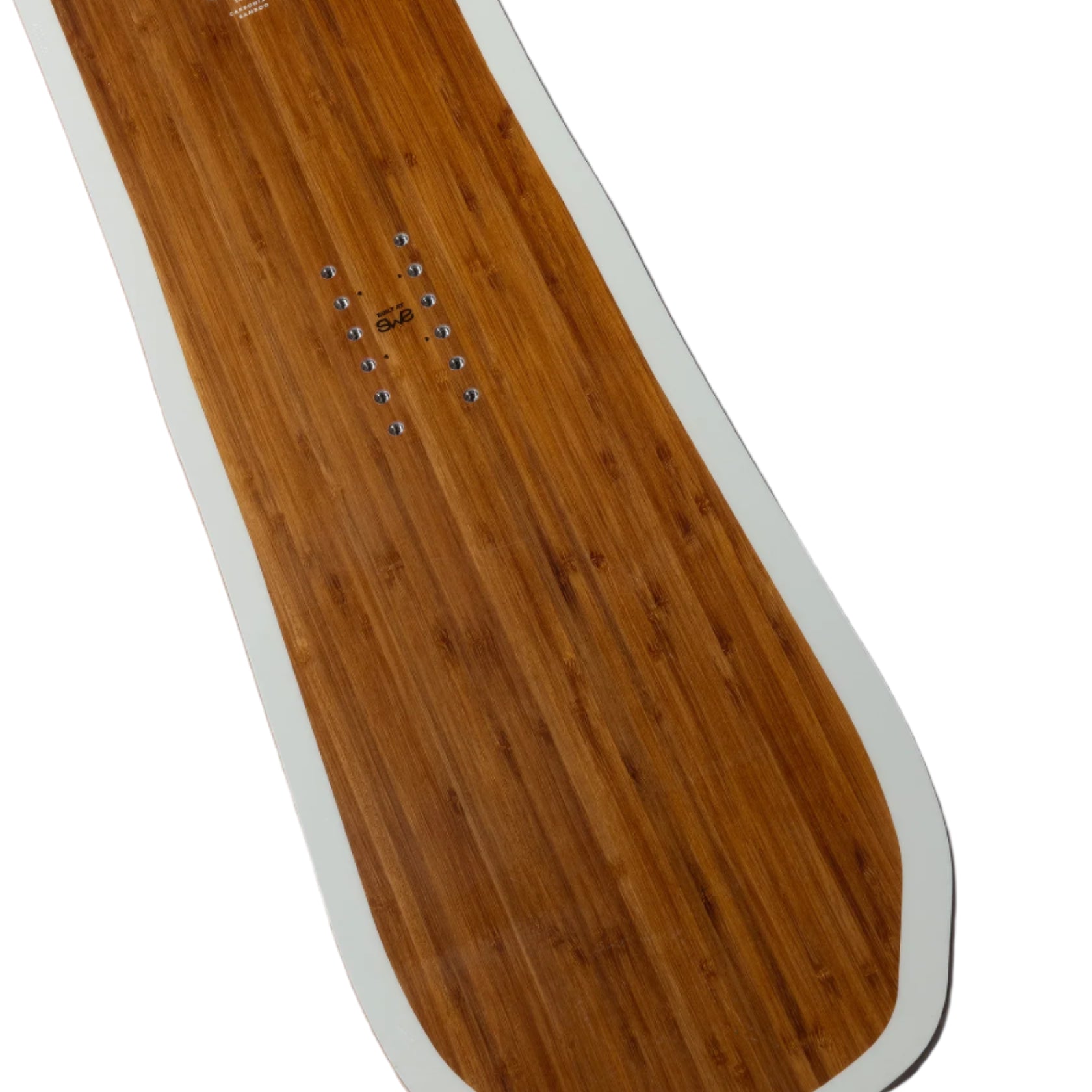 Arbor Women's Swoon Snowboard 2026 - A brown snowboard with a white border and a logo in the top left corner.