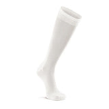 Fox River X-Static Snowboard Socks - These socks are white with a subtle gray pattern and have a ribbed cuff at the top.