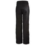 Helly Hansen Junior's Legendary Insulated Pant 2025 - Black insulated ski pants with a white logo on the left leg.
