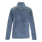 Killtec Junior's Kow 363 Fleece Jacket - A light blue fleece jacket with a high collar and two zippered pockets on the front.