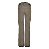 Killtec Women's KSW 311 Stretch Pant 2025 - A pair of khaki-colored women's ski pants with a zippered pocket on the back and two zippered pockets on the front.