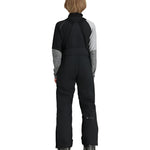 Obermeyer Junior's Enforcer Bib Pant 2025 - Black bib pant with white stitching and adjustable straps on the shoulders.